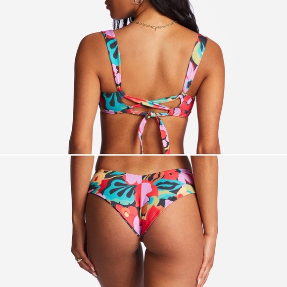 Billabong π΄ Floral Underwire Bikini Top | Reversible Fiji Bottoms - Picture 11 of 16